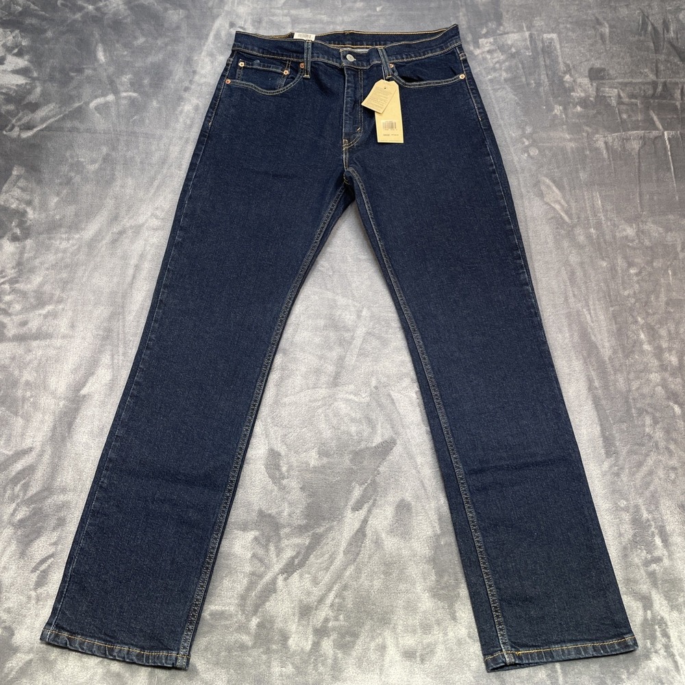 levis Men 514 straight fit Stretch Jeans Size 34x32 From Colombia 98%cotton 2%el